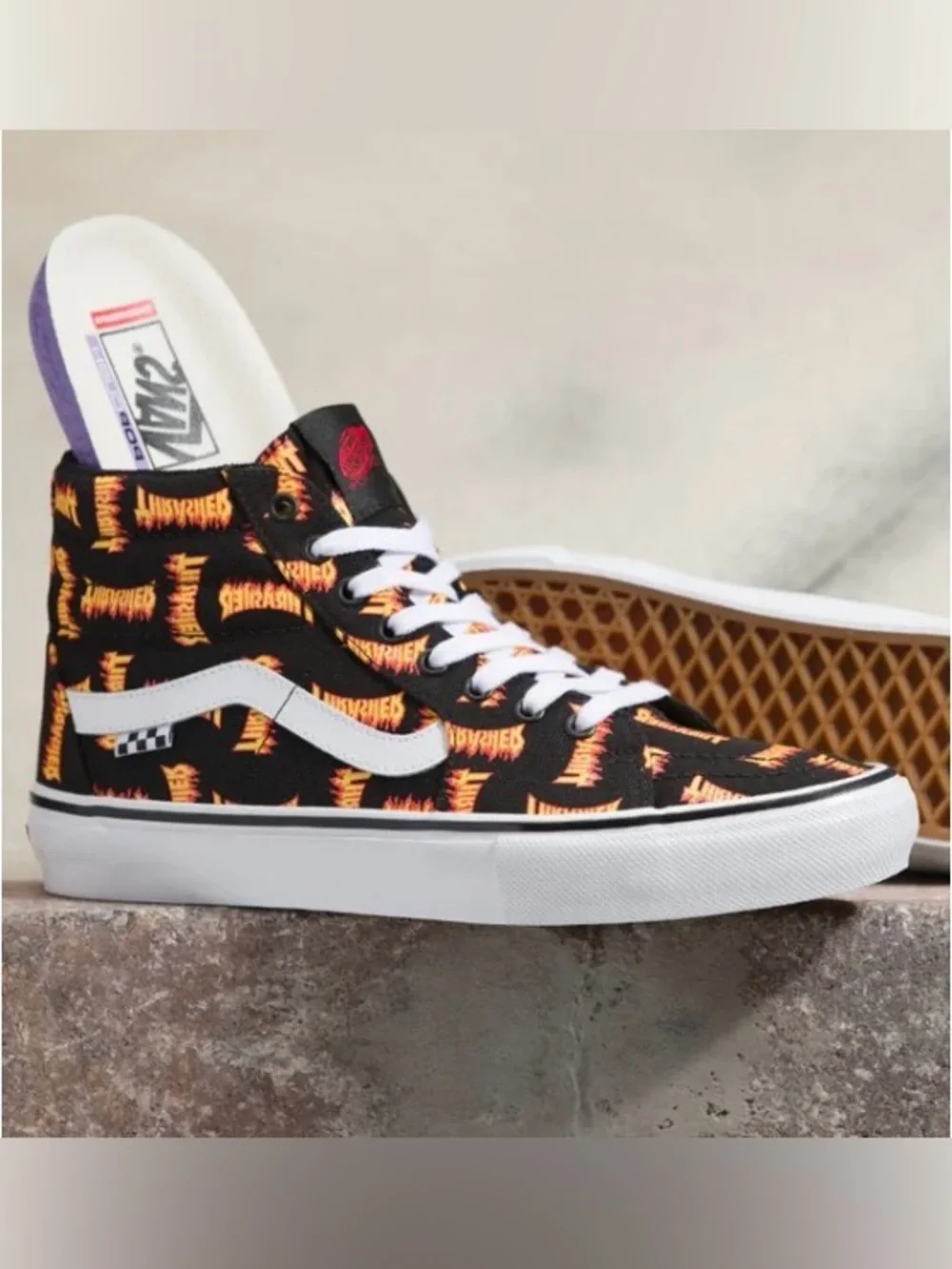 Van’s Men’s Shoes SK8-HI THRASHER, Size 11